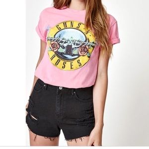 Bravado Pink Guns N Roses Tshirt 